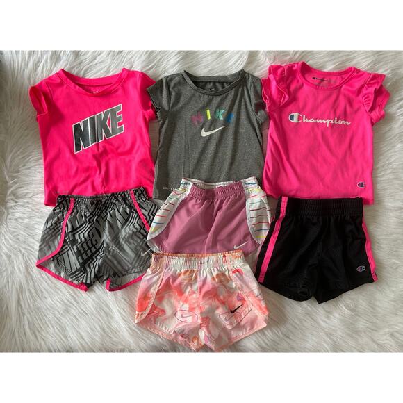 Nike Kids Matching Sets - Pink, Gray, Black - Picture 1 of 10